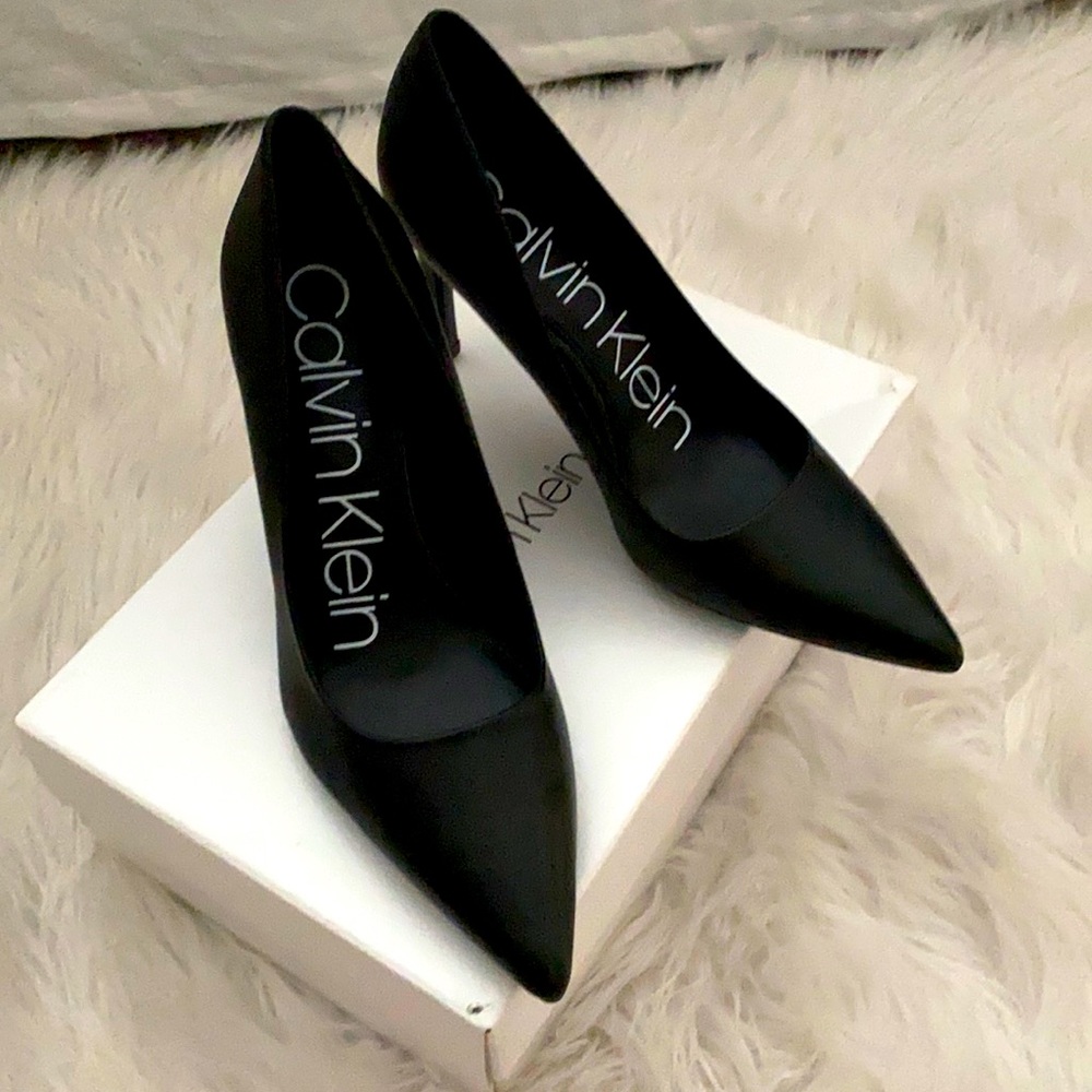 Black Brand New Heels Calvin Klein